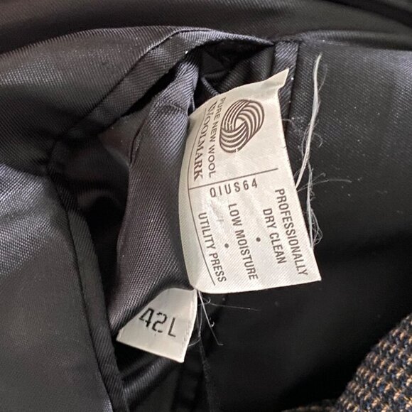 Hart Schaffner Marx 2 Button Wool Blazer Jacket Men's 42L - Picture 9 of 10